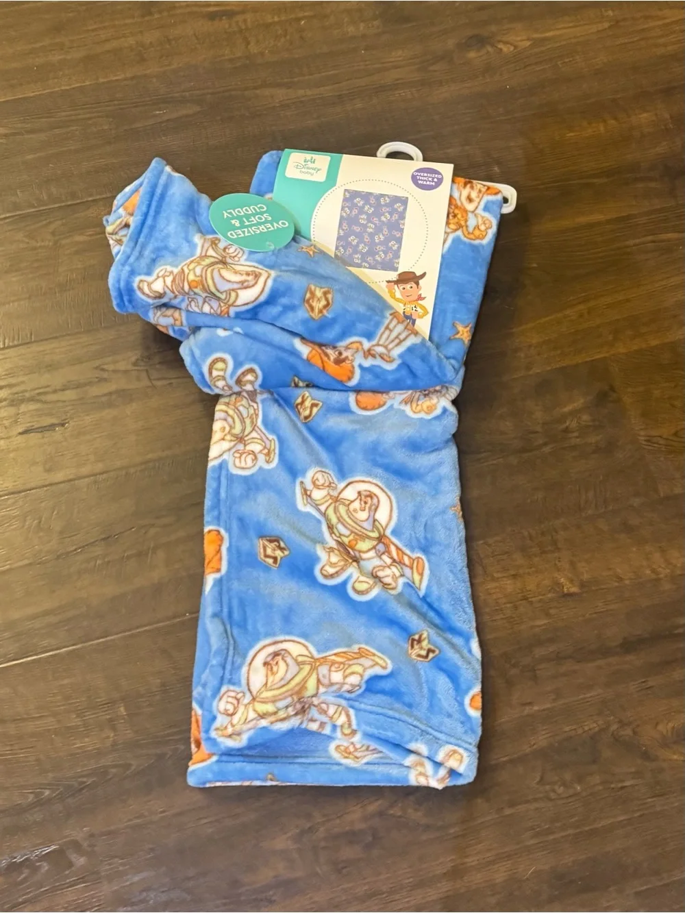 Kids toy story throw blanket